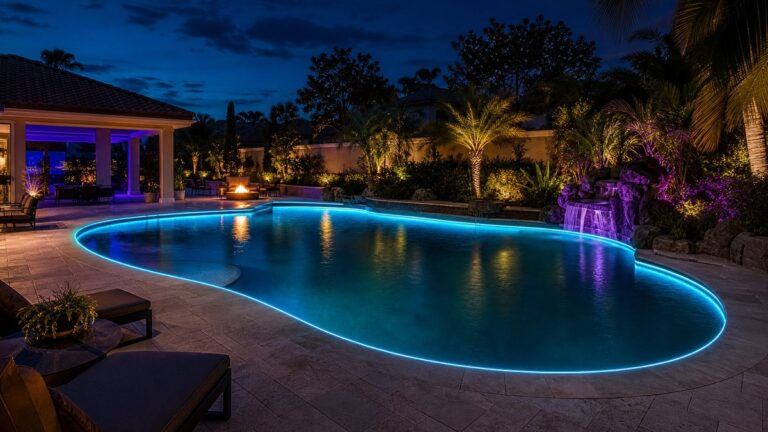 Pool Lighting Retrofit: How to Add Fiber Optic Lighting to an Existing Pool